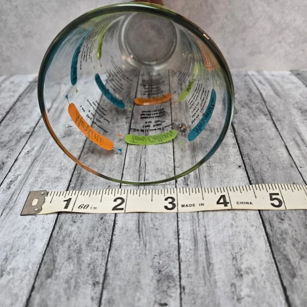 VTG Libby Glass‎ Cocktail Recipe Glass Colorful MCM